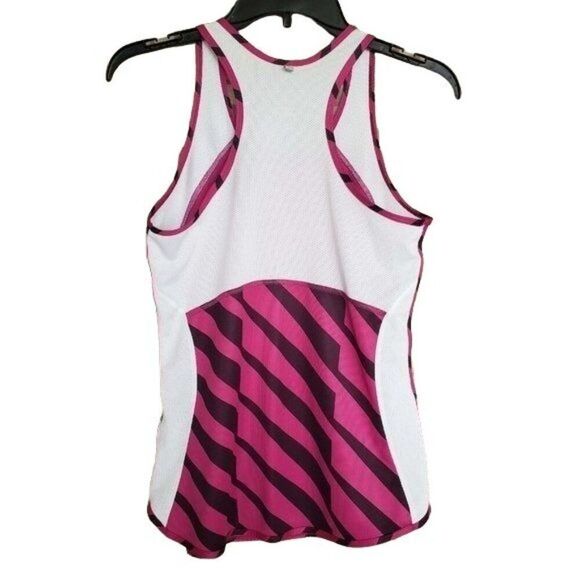 Nike Women's Tank Top S Black Pink Running Dri-Fit Racerback Loose Athletic - Picture 2 of 5